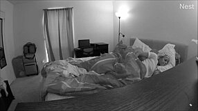 late-night sex with ebony petite 18+ girl taking big black cock sideways, cumming hard