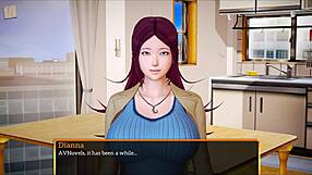 My new family 320 brings big tit amateur game action