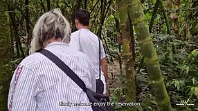 First river encounter with stepson, Monique Fuentes and Danner Mendez in raw action
