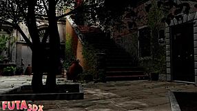 Big Titted Brunette Futa Spies And Fucks Blonde Hard