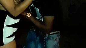 Jessyca Arantes boldly sucks huge black cock on the street with intense passion.