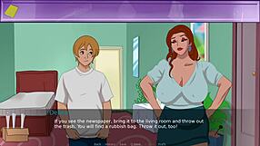 A walkthrough of a house with mature women, no sex scenes