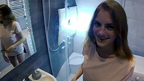 Quick sex with step sister i hope our parents wont hear us he came all over my face