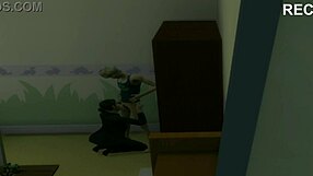 Wow, hidden cam catches a sneaky blowjob in her office space!