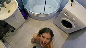 Quick sex with step sister i hope our parents wont hear us he came all over my face