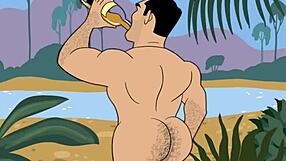 In this animated tale, Brazilian military gays clash in steamy encounters.
