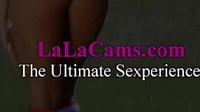 Isn't this Ukrainian blonde just stunning while rubbing her pussy?