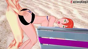 Gwen Tennyson Bikini Sex Heats Up Public Beach Scene