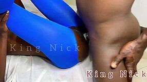 Ever Seen a Sexy Ebony Slut Bend Over for Doggystyle Yoga?