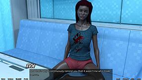 Ebony casada e peituda está brava comigo no espaço!