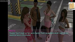 Blonde Wife And Stepmother Play Game With Big Tits