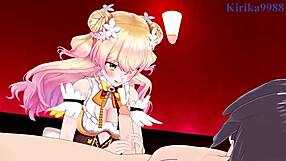 uhh, me and my buds got wild with shishiro botan and momosuzu nene in crazy hentai sex... so intense!!