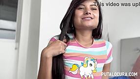 Putalocura - Colombian Exotic Sofia Mayers Fucks and Swallows Cum
