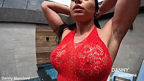 Girlfriend twerking big ass in dress without panties with friend!