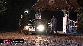 vintage gangbang orgy in swinger castle