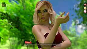 In this anime game, helping the hotties out