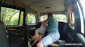 They Lick Each Other in Tattooed Brunette Car Amateur Anime Taxi Hentai