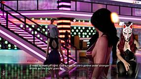 Ms Denvers Teases with Big Tits in Night Club Scene