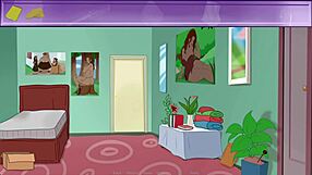 A walkthrough of a house with mature women, no sex scenes