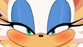 Rouge Sucking Cock and Swallowing Cum in Ass Fuck