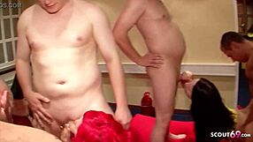 Wild Amateur Swinger Orgy with Many German Couples