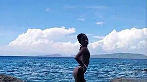 weekend in nature with roleplay sex, blowjob on old hairy monster cock perv, tight shaved pussy