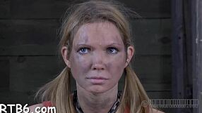 Is she punished enough with toys on her pussy?