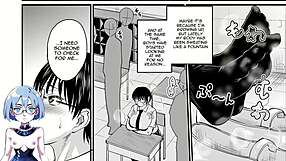 in this 3d anime game, the female character with big tits enters heat, attracting dates with her thick scent