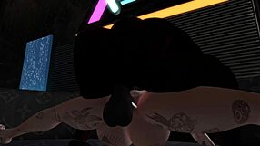 I watched a black man bang a latina woman hard in second life nightclub