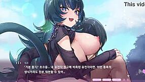 Kaiju princess neko in anime adventure