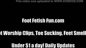 Four Girls Offer Their Feet To Fuck