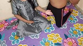 Devar blackmails bhabhi for rough blowjob and creampie at home