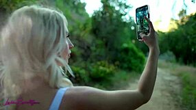 petite britt blair caught destiny 18+ cruz masturbating outdoor.