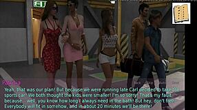 Blonde Wife And Stepmother Play Game With Big Tits