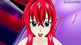 3D animated sex with Rias and Xenovia in HD