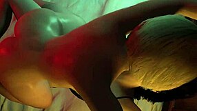 blondes use strap on dildo in bed