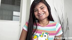 Putalocura - Colombian Exotic Sofia Mayers Fucks and Swallows Cum