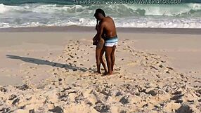 Shayene Samara Fucks Big Cock Guy On Beach With African Latina Russian Amateurs