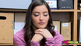 Officer Sticks Big Cock In Emily's Hungry Punani At Work 😏