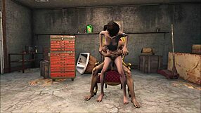 fo4 the throne - brunette getting fucked in 3d cartoon hentai?