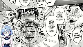 in this 3d anime game, the female character with big tits enters heat, attracting dates with her thick scent