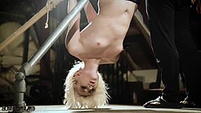 Naughty Teen Gets Rough Assfucking and Spanking in Latex Bondage