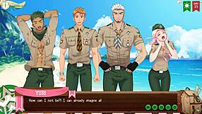 Intense Beach Episode: Young Asian Gay Uncensored Hentai Action