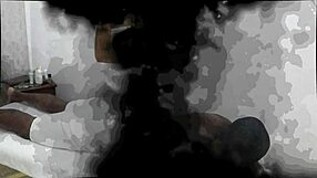 Naughty Little Wife Gives Massage To Big Black Guy