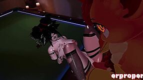 Vulpix and Trainer Engage in Special VRChat Training Session.