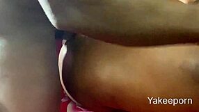 Intense Fucking with Big Black Cock Penetrating Tight Ass, Moaning Loudly