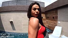 Girlfriend twerking big ass in dress without panties with friend!