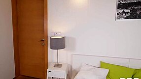 slutty stepmom fucks double dong with babe