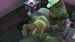 Putinha Dando Gostoso In TheSims4, Handling Monster Cock In Wild Hentai Action?