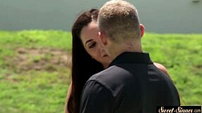 Young stepdaughter gets pussyfucked in cowgirl after tennis foreplay in taboo fantasy